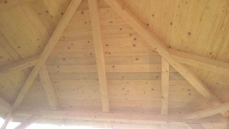 pergola fa szerkezet